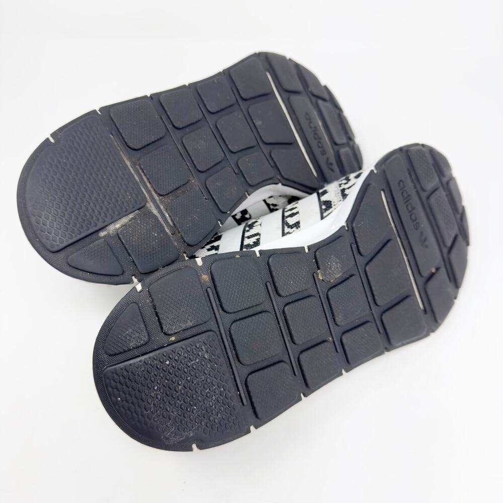 Adidas Women's Swift Run Black & White Leopard Print Sneakers 8.5 - Picture 5 of 7